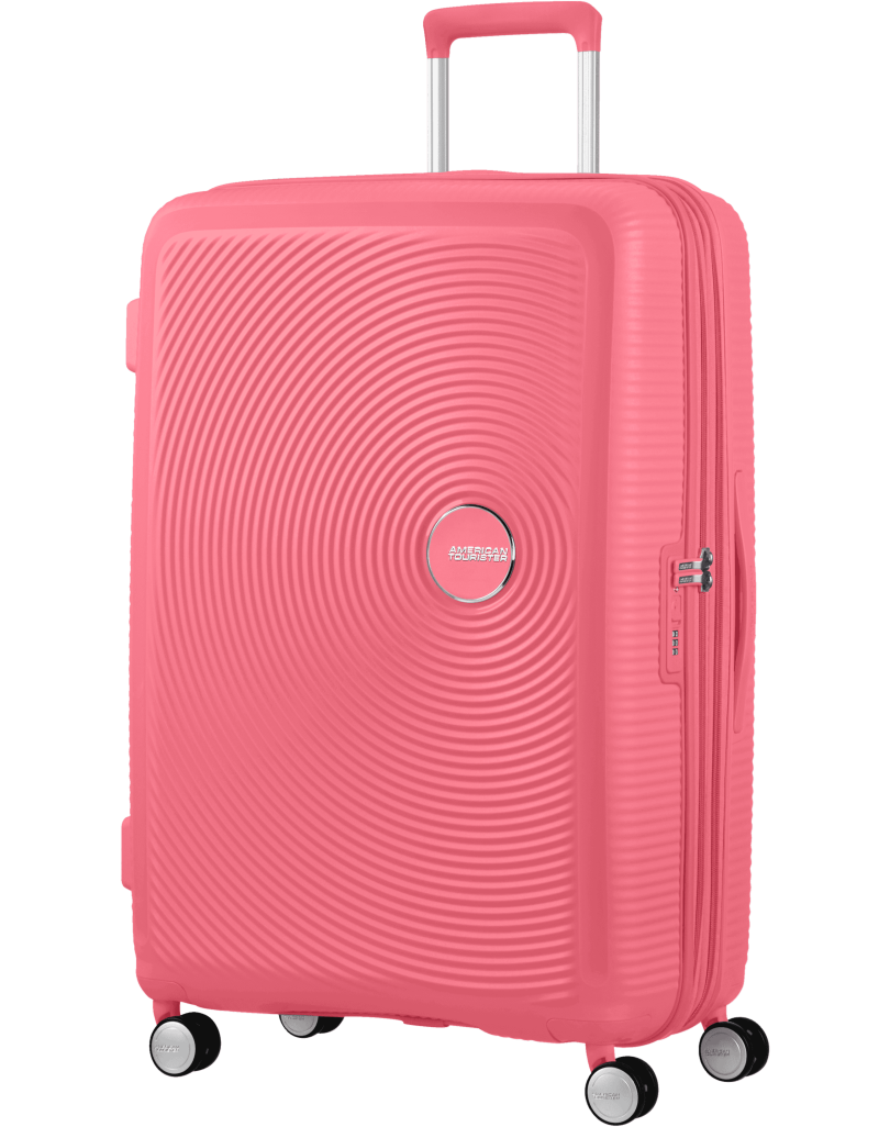 Soundbox 4-wheel 77cm large Spinner Expandable suitcase Bass Black