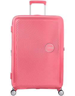 Soundbox 4-wheel 77cm large Spinner Expandable suitcase Bass Black