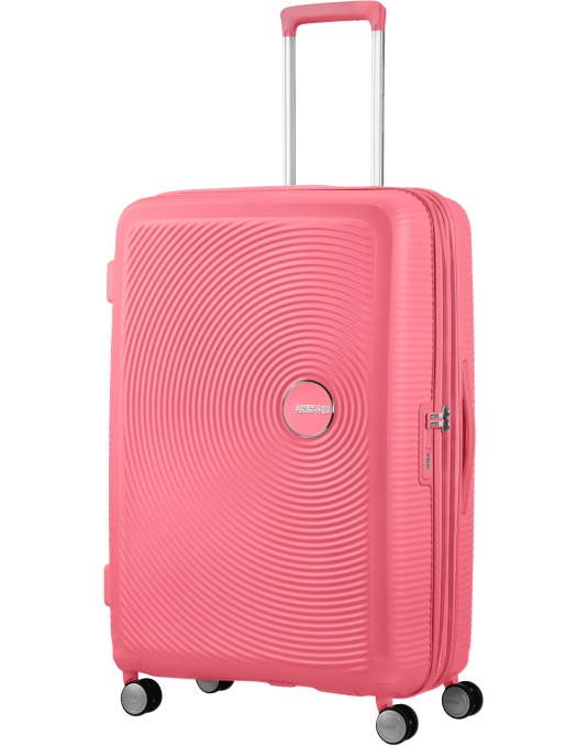 Soundbox 4-wheel 77cm large Spinner Expandable suitcase Bass Black