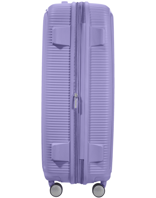 Soundbox 4-wheel 77cm large Spinner Expandable suitcase Bass Black