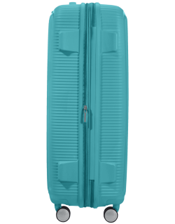Soundbox 4-wheel 77cm large Spinner Expandable suitcase Bass Black