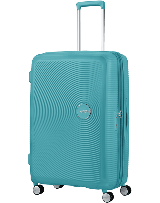 Soundbox 4-wheel 77cm large Spinner Expandable suitcase Bass Black