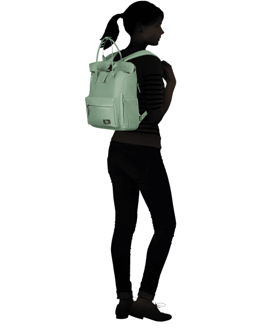 URBAN GROOVE | Tote Backpack 15.6''| Urban Green |
