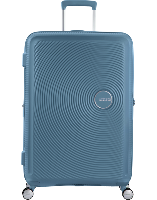 Soundbox 4-wheel 77cm large Spinner Expandable suitcase Bass Black