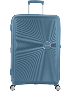 Soundbox 4-wheel 77cm large Spinner Expandable suitcase Bass Black