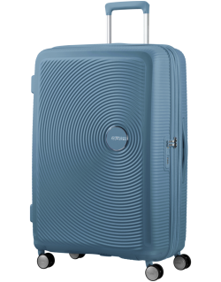 Soundbox 4-wheel 77cm large Spinner Expandable suitcase Bass Black