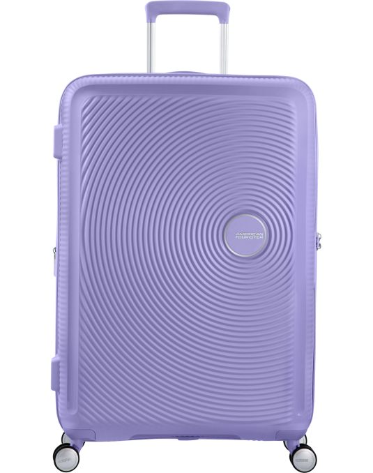Soundbox 4-wheel 77cm large Spinner Expandable suitcase Bass Black