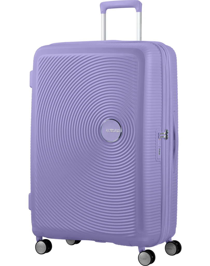 Soundbox 4-wheel 77cm large Spinner Expandable suitcase Bass Black