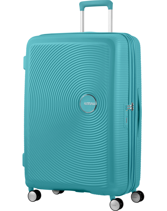 Soundbox 4-wheel 77cm large Spinner Expandable suitcase Bass Black