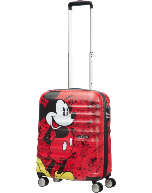 Wavebreaker Disney 4-wheel cabin baggage Spinner suitcase 55x40x20cm Donald Duck