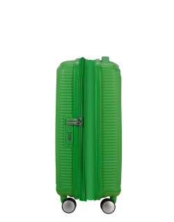 Soundbox 4-wheel cabin baggage Spinner Expandable suitcase 55x40x20/23cm Bass Black