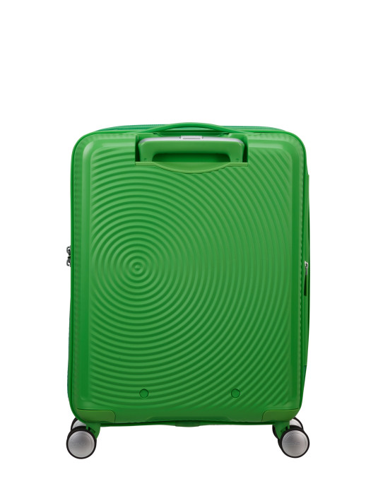 Soundbox 4-wheel cabin baggage Spinner Expandable suitcase 55x40x20/23cm Bass Black