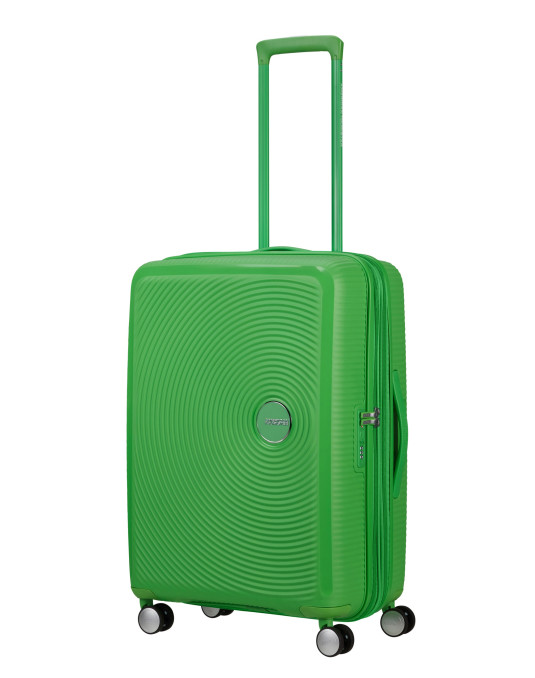 Soundbox 4-wheel 67cm medium Spinner Expandable suitcase Bass Black