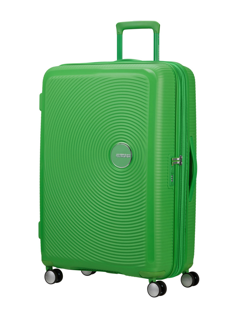 Soundbox 4-wheel 77cm large Spinner Expandable suitcase Bass Black