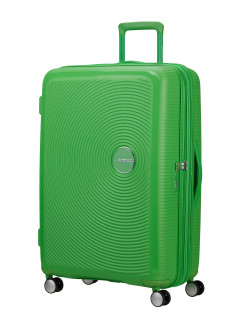 Soundbox 4-wheel 77cm large Spinner Expandable suitcase Bass Black