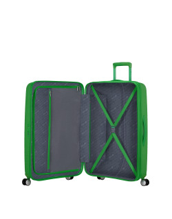 Soundbox 4-wheel 77cm large Spinner Expandable suitcase Bass Black