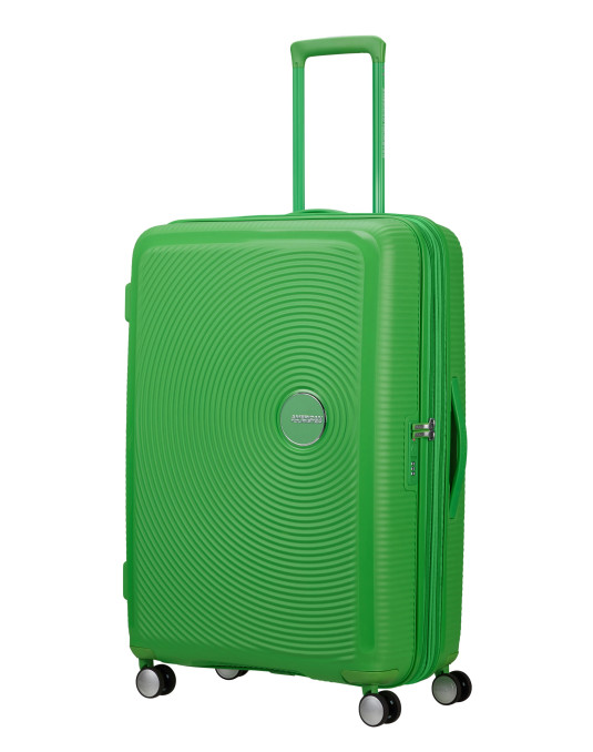Soundbox 4-wheel 77cm large Spinner Expandable suitcase Bass Black