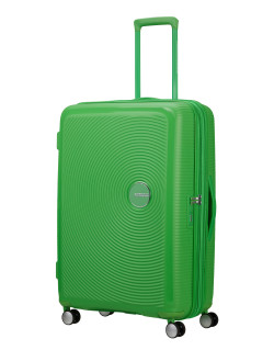 Soundbox 4-wheel 77cm large Spinner Expandable suitcase Bass Black