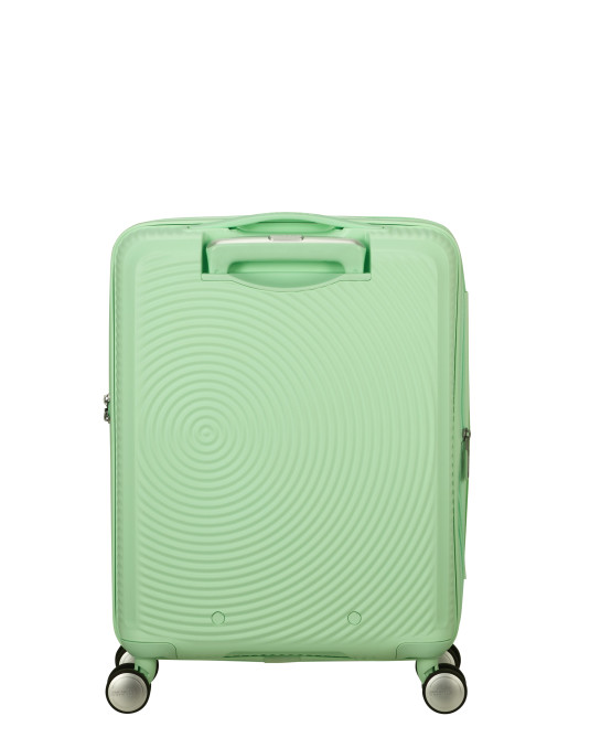 Soundbox 4-wheel cabin baggage Spinner Expandable suitcase 55x40x20/23cm Bass Black