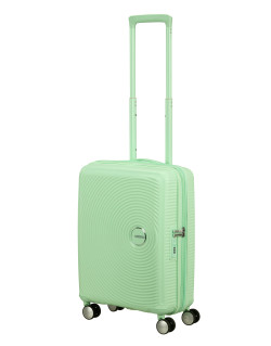 Soundbox 4-wheel cabin baggage Spinner Expandable suitcase 55x40x20/23cm Bass Black