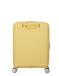 Soundbox 4-wheel cabin baggage Spinner Expandable suitcase 55x40x20/23cm Bass Black