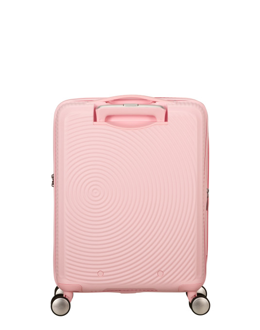 Soundbox 4-wheel cabin baggage Spinner Expandable suitcase 55x40x20/23cm Bass Black