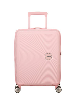 Soundbox 4-wheel cabin baggage Spinner Expandable suitcase 55x40x20/23cm Bass Black