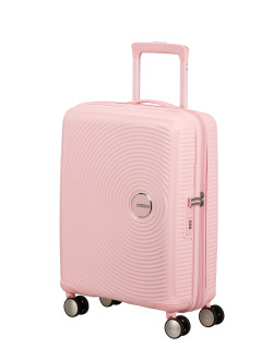 Soundbox 4-wheel cabin baggage Spinner Expandable suitcase 55x40x20/23cm Bass Black