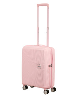 Soundbox 4-wheel cabin baggage Spinner Expandable suitcase 55x40x20/23cm Bass Black