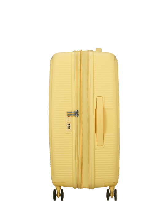 Soundbox 4-wheel 67cm medium Spinner Expandable suitcase Bass Black