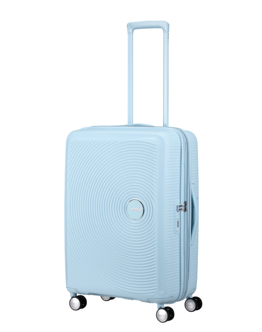 Soundbox 4-wheel 67cm medium Spinner Expandable suitcase Bass Black