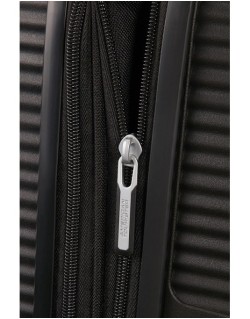 Soundbox 4-wheel 77cm large Spinner Expandable suitcase Bass Black