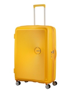 Soundbox 4-wheel 77cm large Spinner Expandable suitcase Bass Black