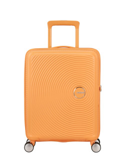 Soundbox 4-wheel cabin baggage Spinner Expandable suitcase 55x40x20/23cm Bass Black