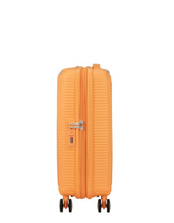 Soundbox 4-wheel cabin baggage Spinner Expandable suitcase 55x40x20/23cm Bass Black