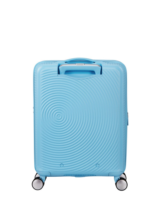 Soundbox 4-wheel cabin baggage Spinner Expandable suitcase 55x40x20/23cm Bass Black