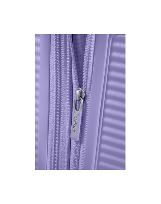 Soundbox 4-wheel cabin baggage Spinner Expandable suitcase 55x40x20/23cm Bass Black