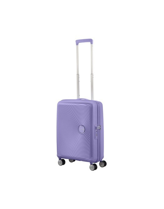 Soundbox 4-wheel cabin baggage Spinner Expandable suitcase 55x40x20/23cm Bass Black