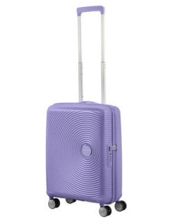 Soundbox 4-wheel cabin baggage Spinner Expandable suitcase 55x40x20/23cm Bass Black