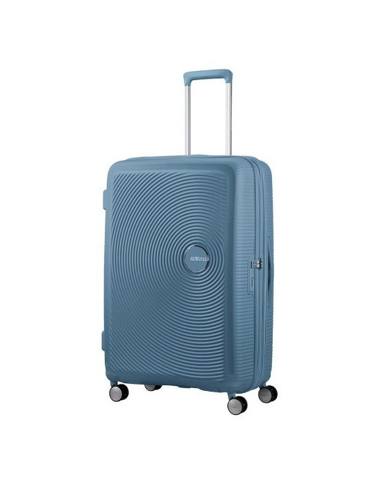 Soundbox 4-wheel 77cm large Spinner Expandable suitcase Bass Black
